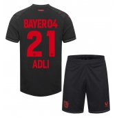 Maillot de football Réplique Bayer Leverkusen Amine Adli #21 Domicile Enfant 2023-24 Manche Courte (+ Pantalon court)