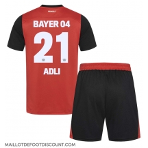 Maillot de football Réplique Bayer Leverkusen Amine Adli #21 Domicile Enfant 2024-25 Manche Courte (+ Pantalon court)