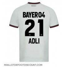 Maillot de football Réplique Bayer Leverkusen Amine Adli #21 Extérieur 2023-24 Manche Courte