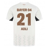 Maillot de football Réplique Bayer Leverkusen Amine Adli #21 Extérieur 2024-25 Manche Courte