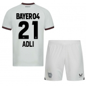 Maillot de football Réplique Bayer Leverkusen Amine Adli #21 Extérieur Enfant 2023-24 Manche Courte (+ Pantalon court)