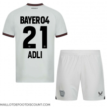 Maillot de football Réplique Bayer Leverkusen Amine Adli #21 Extérieur Enfant 2023-24 Manche Courte (+ Pantalon court)