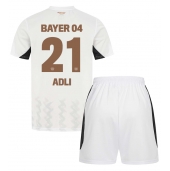 Maillot de football Réplique Bayer Leverkusen Amine Adli #21 Extérieur Enfant 2024-25 Manche Courte (+ Pantalon court)