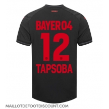 Maillot de football Réplique Bayer Leverkusen Edmond Tapsoba #12 Domicile 2023-24 Manche Courte