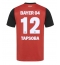 Maillot de football Réplique Bayer Leverkusen Edmond Tapsoba #12 Domicile 2024-25 Manche Courte