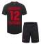 Maillot de football Réplique Bayer Leverkusen Edmond Tapsoba #12 Domicile Enfant 2023-24 Manche Courte (+ Pantalon court)