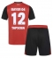 Maillot de football Réplique Bayer Leverkusen Edmond Tapsoba #12 Domicile Enfant 2024-25 Manche Courte (+ Pantalon court)