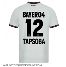 Maillot de football Réplique Bayer Leverkusen Edmond Tapsoba #12 Extérieur 2023-24 Manche Courte