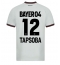 Maillot de football Réplique Bayer Leverkusen Edmond Tapsoba #12 Extérieur 2023-24 Manche Courte