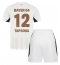 Maillot de football Réplique Bayer Leverkusen Edmond Tapsoba #12 Extérieur Enfant 2024-25 Manche Courte (+ Pantalon court)