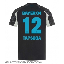 Maillot de football Réplique Bayer Leverkusen Edmond Tapsoba #12 Troisième 2024-25 Manche Courte