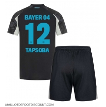 Maillot de football Réplique Bayer Leverkusen Edmond Tapsoba #12 Troisième Enfant 2024-25 Manche Courte (+ Pantalon court)