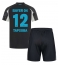 Maillot de football Réplique Bayer Leverkusen Edmond Tapsoba #12 Troisième Enfant 2024-25 Manche Courte (+ Pantalon court)