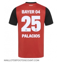 Maillot de football Réplique Bayer Leverkusen Exequiel Palacios #25 Domicile 2024-25 Manche Courte