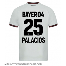 Maillot de football Réplique Bayer Leverkusen Exequiel Palacios #25 Extérieur 2023-24 Manche Courte