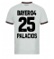 Maillot de football Réplique Bayer Leverkusen Exequiel Palacios #25 Extérieur 2023-24 Manche Courte