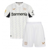 Maillot de football Réplique Bayer Leverkusen Extérieur Enfant 2024-25 Manche Courte (+ Pantalon court)