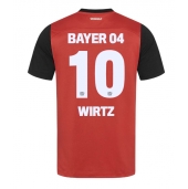 Maillot de football Réplique Bayer Leverkusen Florian Wirtz #10 Domicile 2024-25 Manche Courte