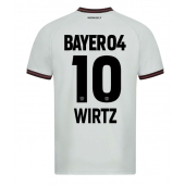 Maillot de football Réplique Bayer Leverkusen Florian Wirtz #10 Extérieur 2023-24 Manche Courte