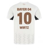 Maillot de football Réplique Bayer Leverkusen Florian Wirtz #10 Extérieur 2024-25 Manche Courte