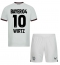 Maillot de football Réplique Bayer Leverkusen Florian Wirtz #10 Extérieur Enfant 2023-24 Manche Courte (+ Pantalon court)