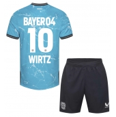 Maillot de football Réplique Bayer Leverkusen Florian Wirtz #10 Troisième Enfant 2023-24 Manche Courte (+ Pantalon court)