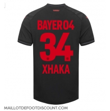 Maillot de football Réplique Bayer Leverkusen Granit Xhaka #34 Domicile 2023-24 Manche Courte