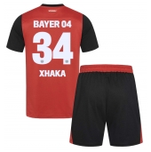 Maillot de football Réplique Bayer Leverkusen Granit Xhaka #34 Domicile Enfant 2024-25 Manche Courte (+ Pantalon court)