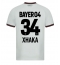 Maillot de football Réplique Bayer Leverkusen Granit Xhaka #34 Extérieur 2023-24 Manche Courte