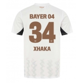 Maillot de football Réplique Bayer Leverkusen Granit Xhaka #34 Extérieur 2024-25 Manche Courte