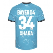 Maillot de football Réplique Bayer Leverkusen Granit Xhaka #34 Troisième 2023-24 Manche Courte