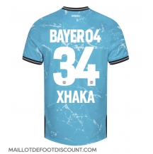 Maillot de football Réplique Bayer Leverkusen Granit Xhaka #34 Troisième 2023-24 Manche Courte