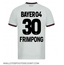 Maillot de football Réplique Bayer Leverkusen Jeremie Frimpong #30 Extérieur 2023-24 Manche Courte