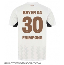 Maillot de football Réplique Bayer Leverkusen Jeremie Frimpong #30 Extérieur 2024-25 Manche Courte