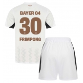 Maillot de football Réplique Bayer Leverkusen Jeremie Frimpong #30 Extérieur Enfant 2024-25 Manche Courte (+ Pantalon court)