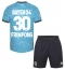 Maillot de football Réplique Bayer Leverkusen Jeremie Frimpong #30 Troisième Enfant 2023-24 Manche Courte (+ Pantalon court)