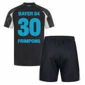 Maillot de football Réplique Bayer Leverkusen Jeremie Frimpong #30 Troisième Enfant 2024-25 Manche Courte (+ Pantalon court)