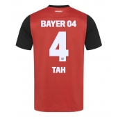 Maillot de football Réplique Bayer Leverkusen Jonathan Tah #4 Domicile 2024-25 Manche Courte