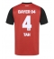 Maillot de football Réplique Bayer Leverkusen Jonathan Tah #4 Domicile 2024-25 Manche Courte