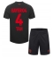 Maillot de football Réplique Bayer Leverkusen Jonathan Tah #4 Domicile Enfant 2023-24 Manche Courte (+ Pantalon court)