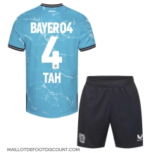 Maillot de football Réplique Bayer Leverkusen Jonathan Tah #4 Troisième Enfant 2023-24 Manche Courte (+ Pantalon court)