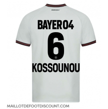 Maillot de football Réplique Bayer Leverkusen Odilon Kossounou #6 Extérieur 2023-24 Manche Courte