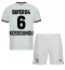 Maillot de football Réplique Bayer Leverkusen Odilon Kossounou #6 Extérieur Enfant 2023-24 Manche Courte (+ Pantalon court)