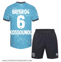 Maillot de football Réplique Bayer Leverkusen Odilon Kossounou #6 Troisième Enfant 2023-24 Manche Courte (+ Pantalon court)