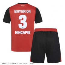 Maillot de football Réplique Bayer Leverkusen Piero Hincapie #3 Domicile Enfant 2024-25 Manche Courte (+ Pantalon court)