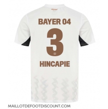 Maillot de football Réplique Bayer Leverkusen Piero Hincapie #3 Extérieur 2024-25 Manche Courte