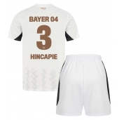 Maillot de football Réplique Bayer Leverkusen Piero Hincapie #3 Extérieur Enfant 2024-25 Manche Courte (+ Pantalon court)