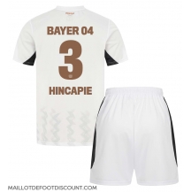 Maillot de football Réplique Bayer Leverkusen Piero Hincapie #3 Extérieur Enfant 2024-25 Manche Courte (+ Pantalon court)