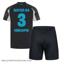 Maillot de football Réplique Bayer Leverkusen Piero Hincapie #3 Troisième Enfant 2024-25 Manche Courte (+ Pantalon court)