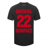 Maillot de football Réplique Bayer Leverkusen Victor Boniface #22 Domicile 2023-24 Manche Courte